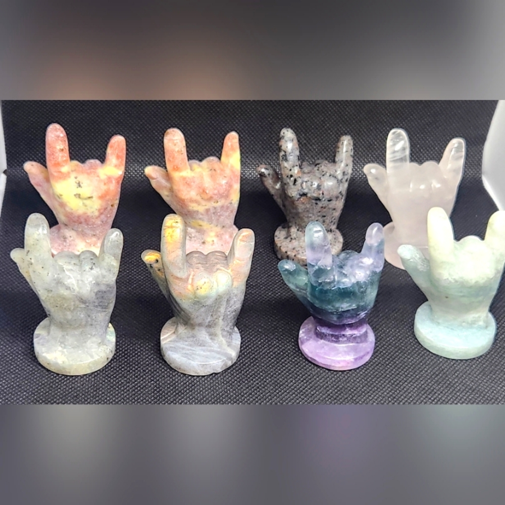 Crystal Love Hands, Valentines Day Gift idea. - Picture 1 of 13